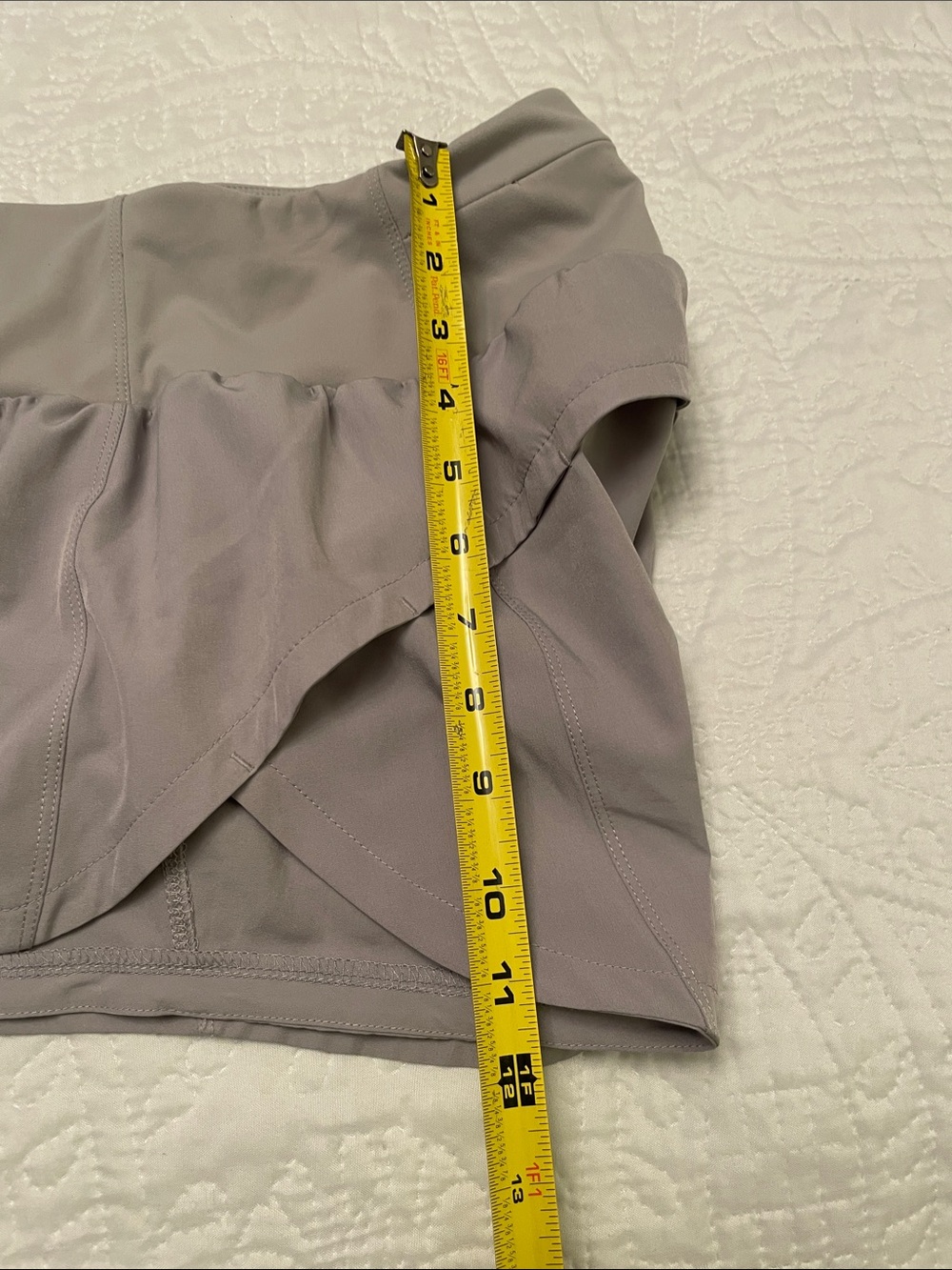 Simply Southern Small Gray Athletic Shorts with Built In Pantie LIKE NEW - Picture 7 of 9